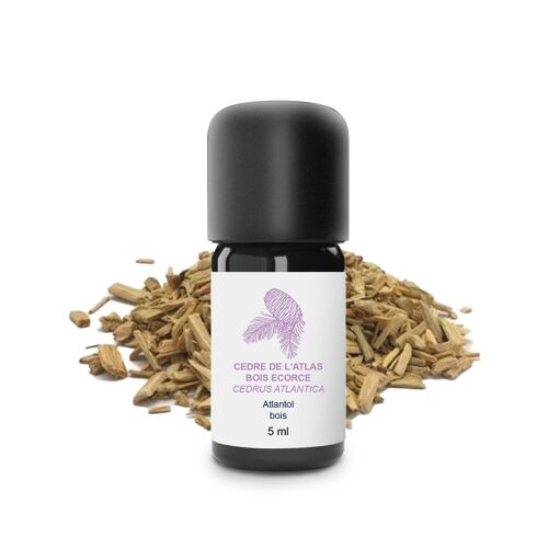 Huile Essentielle Cèdre de l'Atlas (Écorce) (5 ml) | Bio, Artisanal, Made In France