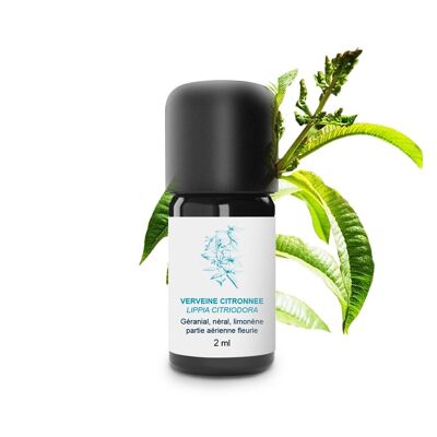 Olio essenziale di verbena odorosa (5 ml) | Biologico, Artigianale, Made In France