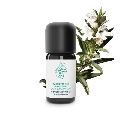 Aceite esencial de ajedrea de montaña (5 ml) | Orgánico, Artesanal, Hecho En Francia