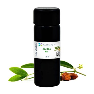 Jojoba-Pflanzenöl (100 ml) | Biologisch, handwerklich, hergestellt in Frankreich