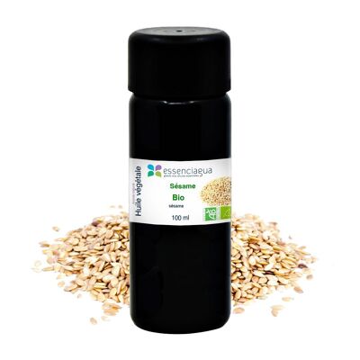 Sesam-Pflanzenöl (100 ml) | Biologisch, handwerklich, hergestellt in Frankreich