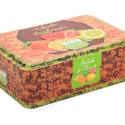 Frosted Fruit Salad candies metal tin
