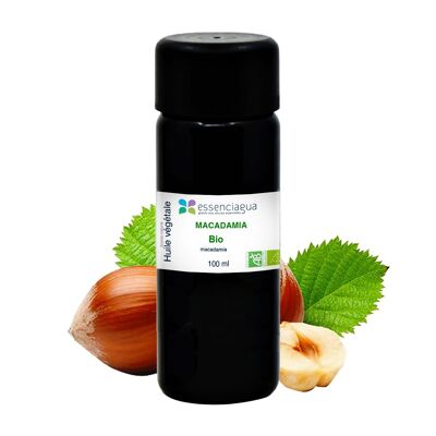 Macadamia-Pflanzenöl (100 ml) | Biologisch, handwerklich, hergestellt in Frankreich