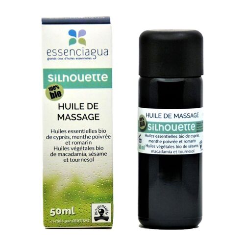 Huile de massage Silhouette (50 ml) | Bio, Artisanal, Made In France