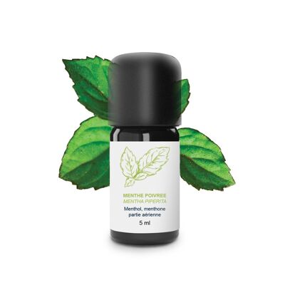 Olio essenziale di menta piperita (5 ml) | Biologico, Artigianale, Made In France