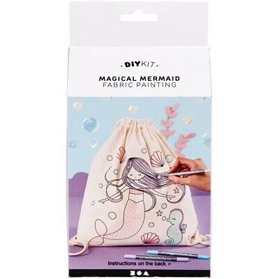 Textile Customization Kit - Mermaid Tote Bag