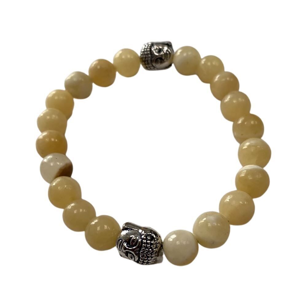 Bracciale Buddha - Calcite gialla