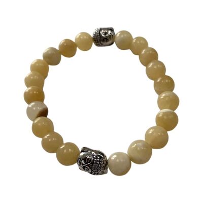 Buddha Bracelet - Yellow Calcite
