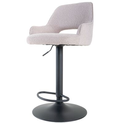 Bar stool Vivian – Bouclé – Natural