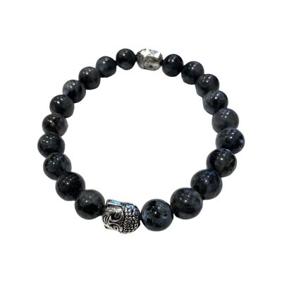 Bracelet Bouddha - Larvikite