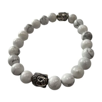 Bracciale Buddha - Howlite