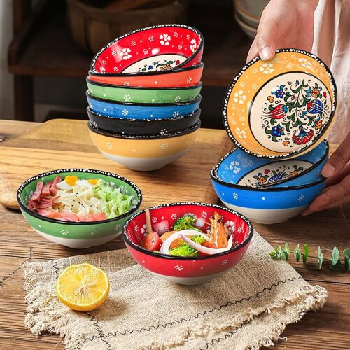 Handmade Ceramic Bowl - Mexican Series (Ø 15 cm)