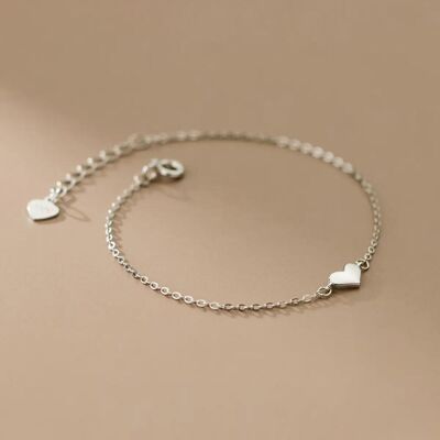 Heart Bracelet | Silver