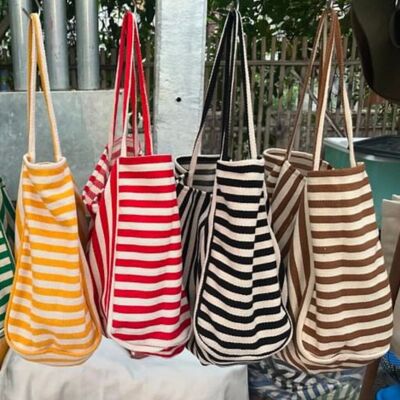 Large canvas tote bag