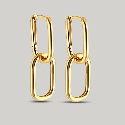 Leni Hoop Earrings | Gold