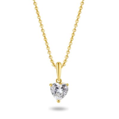 Amore Necklace White | 585 Gold