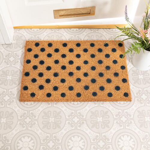 Dots Blue Doormat