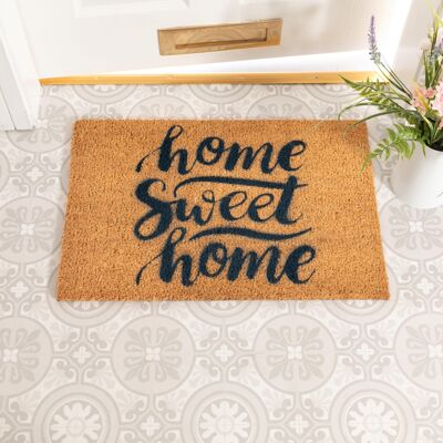 Home Sweet Home Blue Doormat