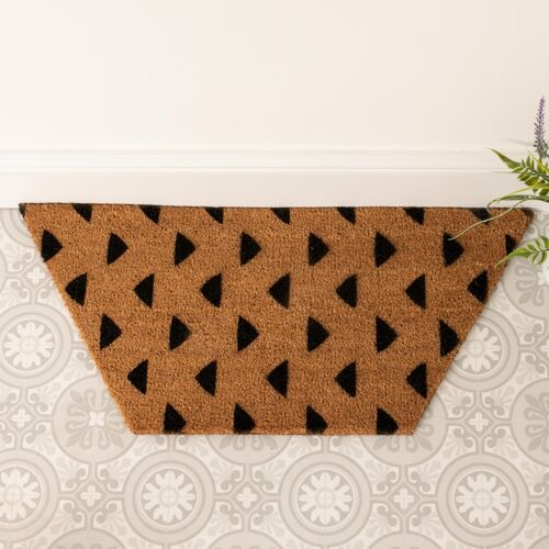 Triangles Hex Doormat