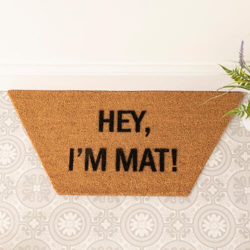 Hey I'm Mat Hex Doormat