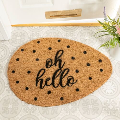 Oh Hello Pebble Doormat