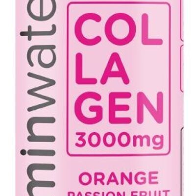 Agua Vitaminada Bodypro Colágeno 600ml Naranja Pasión Cero Azúcar