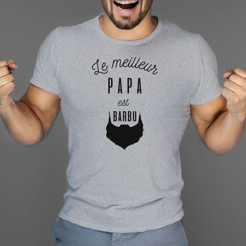 T-shirt Papa barbu - Idée cadeau homme fête des pères