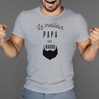 T-shirt Papa barbu - Idée cadeau homme fête des pères