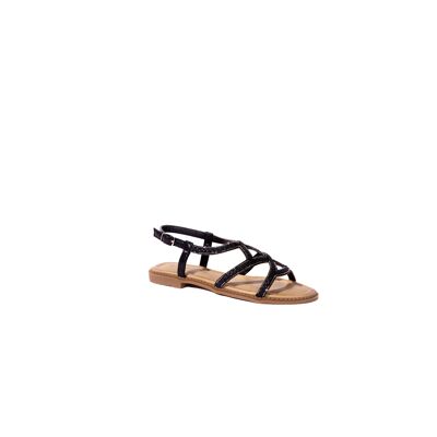 Damen-Sandalen/Sandalen mit Strasssteinen