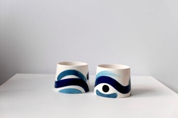 Tasse trapèze en porcelaine 2