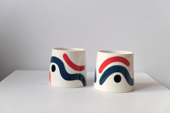 Tasse trapèze en porcelaine 6