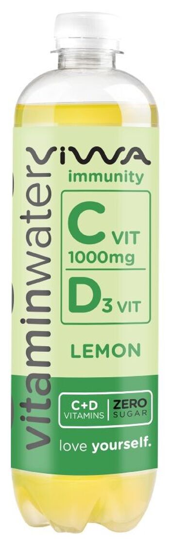 Eau Vitaminée VitaminWater Immunity Citron 600ml Zero Sucre 3