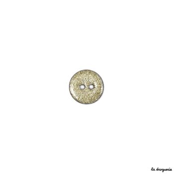 Bouton "Sable brillant" 15 mm 6