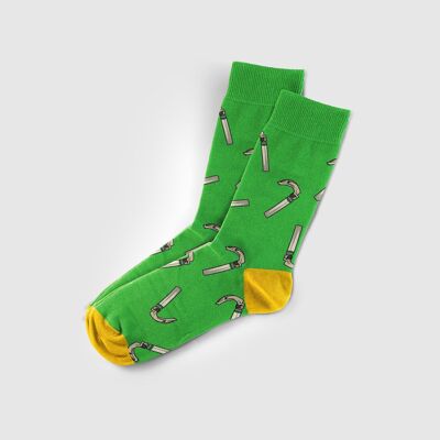 Laryngo-Socken Grün / Gelb