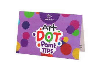 Dot Painting lavable 6 couleurs ensemble avec livre de coloriage 4