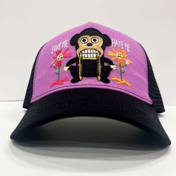 Casquette LOCO MONKY Love Me / Hate Me par NUM wear. 4