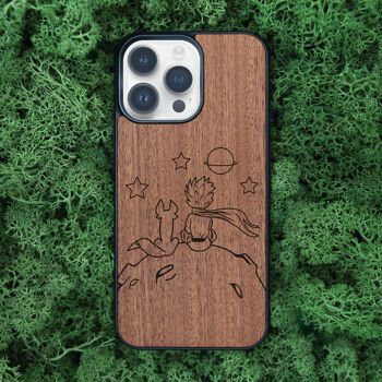 Coque iPhone en bois – Le Petit Prince 2