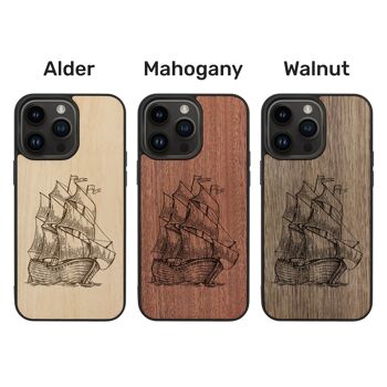 Coque iPhone en bois – Navire 3