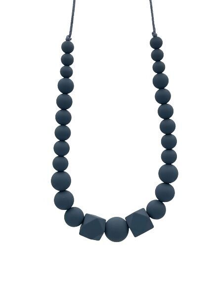 Collana sensoriale allattamento - Maxi Poosh Grey