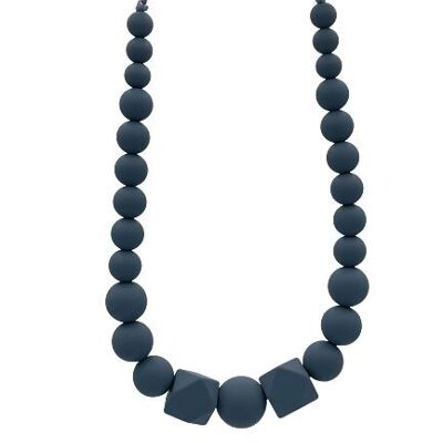 Breastfeeding sensory necklace - Maxi Poosh Gray