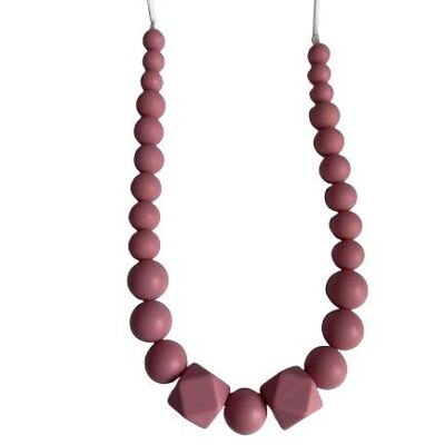 Sensorische Halskette zum Stillen – Maxi Poosh Sweet Pink