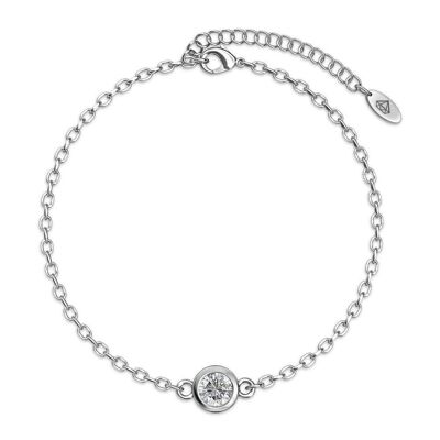 Geburtsstein-Armband - Silber und Kristall