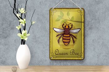 Avis en étain 12x18cm, décoration pour l'apiculture, reine des abeilles, miel 4
