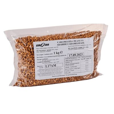 Eurocas - Cacahuètes granulées caramélisées 1kg