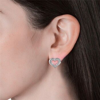 Boucles d'oreilles Zeal - Argenté et Cristal I MYC-Paris.com 10