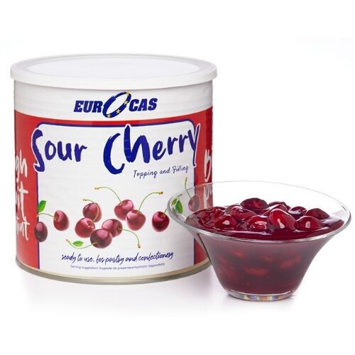 Eurocas - Sour Cherry topping 2,6kg