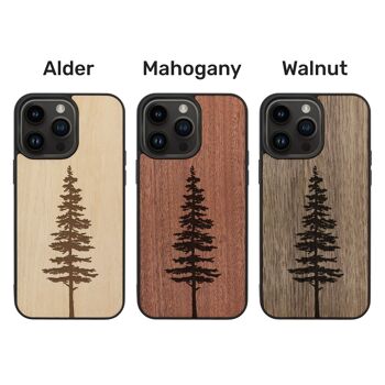 Coque iPhone en bois – Sapin 3