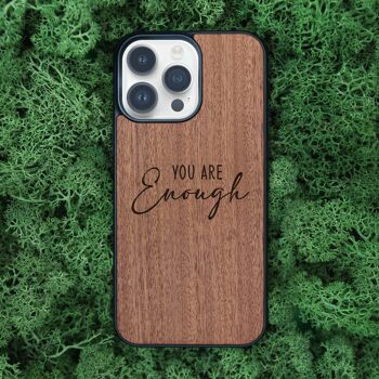Coque iPhone en bois – Vous suffisez 2