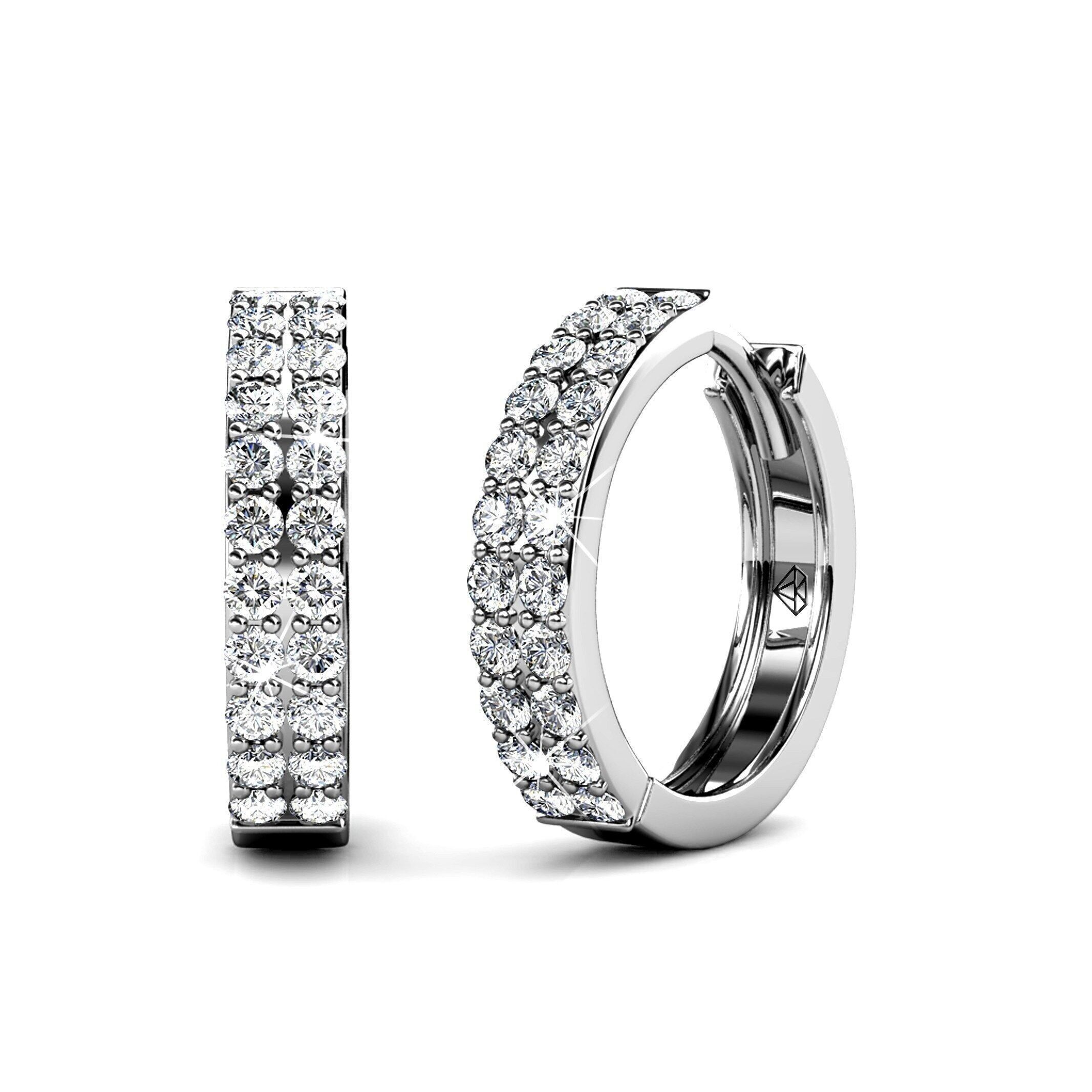 Pendientes Glamour - Plata y Cristal I MYC-Paris.com