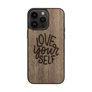 Coque iPhone en bois – Aimez-vous 2